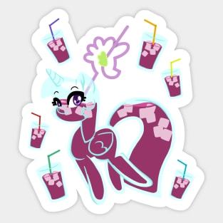 Twilight Sparkle Grape Juice Sticker